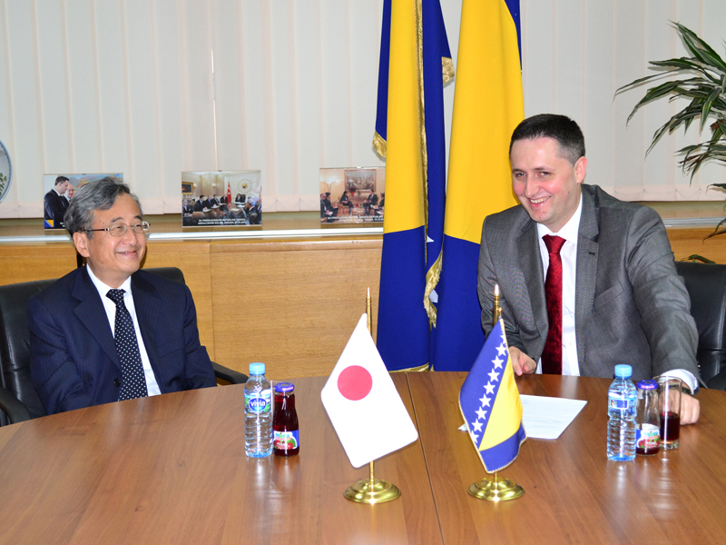 Zamjenik predsjedatelja Zastupničkog doma dr. Denis Bećirović razgovarao sa veleposlanikom Japana 